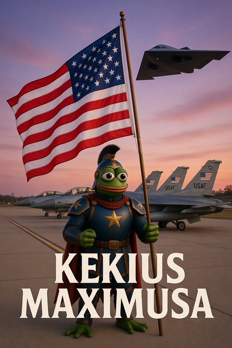 Pepe and USA badge